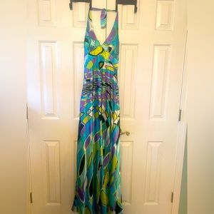 Maryl Couture Multicolor Sequined Prom Dress